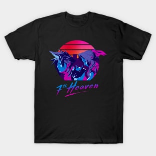 7th Heaven FF7 Cloud X Aerith 80S T-Shirt